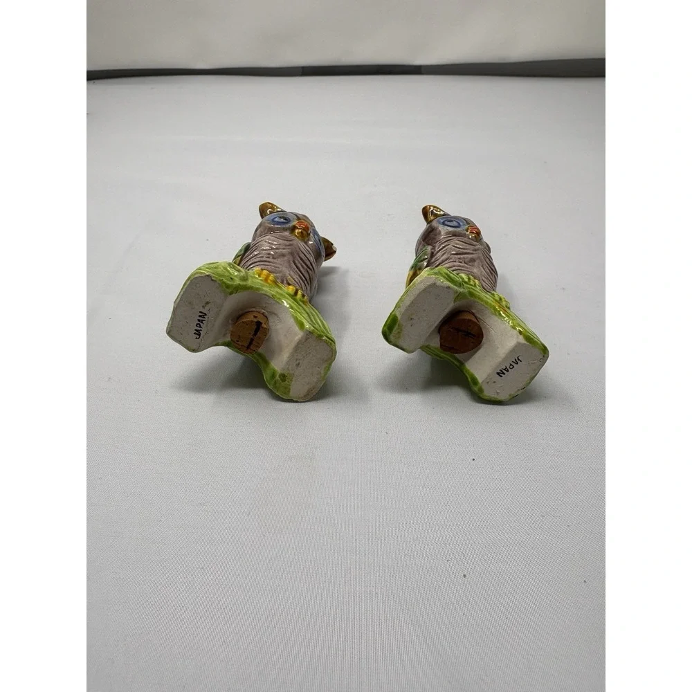 Vintage Japan Owl Salt And Pepper Shakers 3